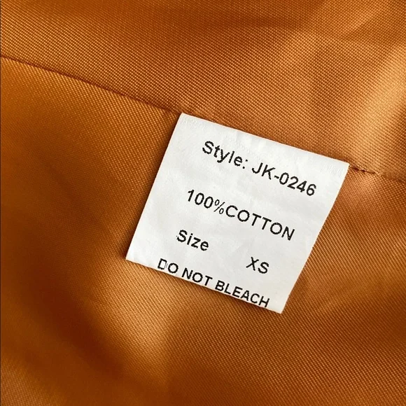 Pink Martini Terracotta belted Trench Coat Size X-Small will fit Small to Medium - Picture 14 of 17